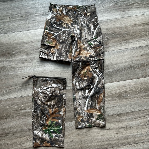 Magellan Outdoors Hunt Gear Youth Lightweight Ripstop Zip-Off Pants - Picture 3 of 4